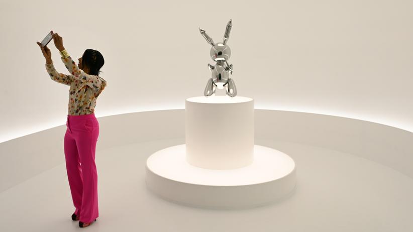 Christie’s: Jeff Koons Skulptur "Rabbit"