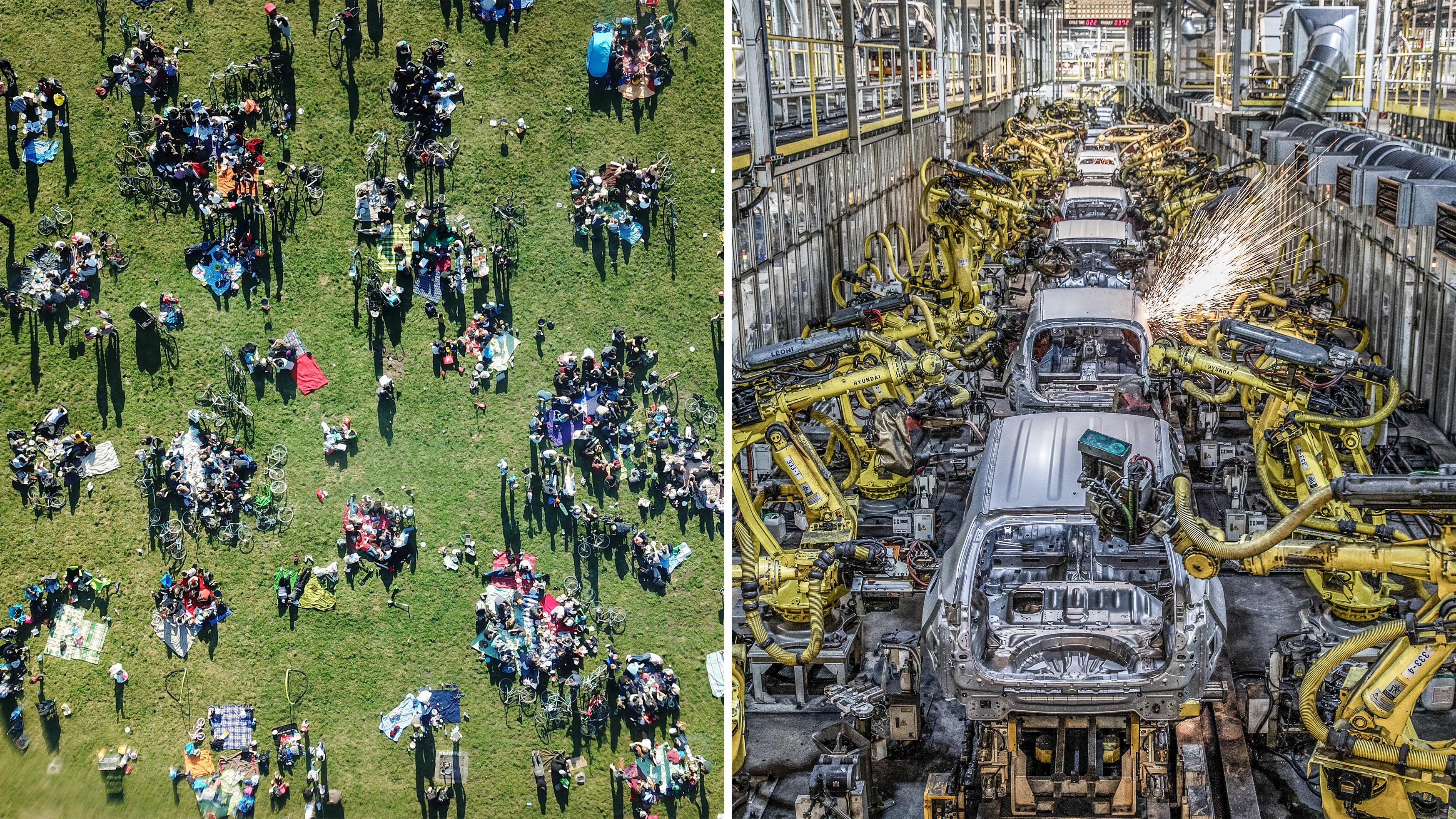Wirtschaften nach der Pandemie: "Die Menschen, die das Leben durch die Pandemie hindurch am Laufen halten", schreiben die Verfasserinnen und Verfasser, "sind der lebende Beweis dafür, dass Arbeit nicht auf ein bloßes Gut reduziert werden kann."