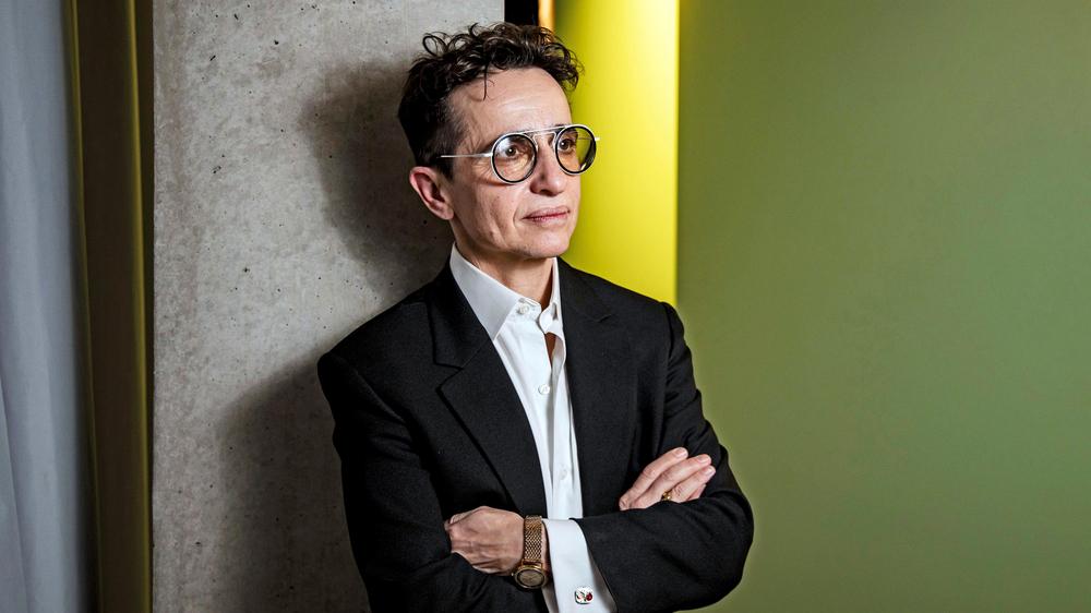 Masha Gessen 2023 in der Heinrich-Böll-Stiftung in Berlin