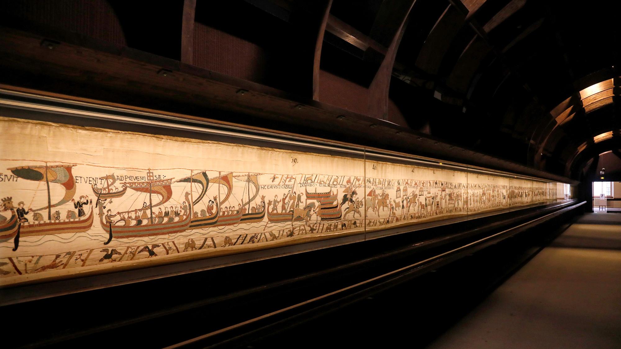 Fragment des Teppichs von Bayeux in deutschem Archiv entdeckt