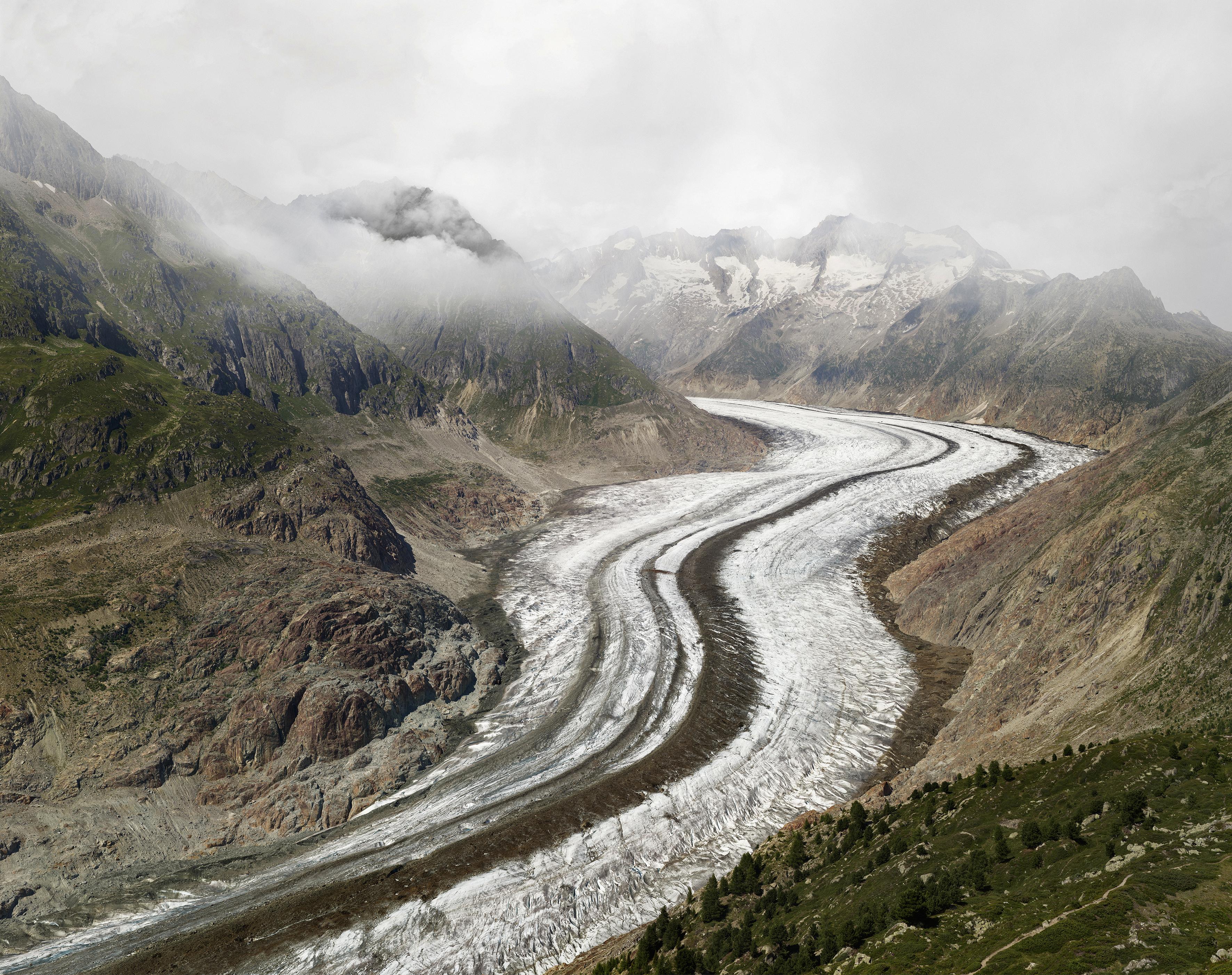 Andreas Gursky: Aletsch Glacier II, 2024