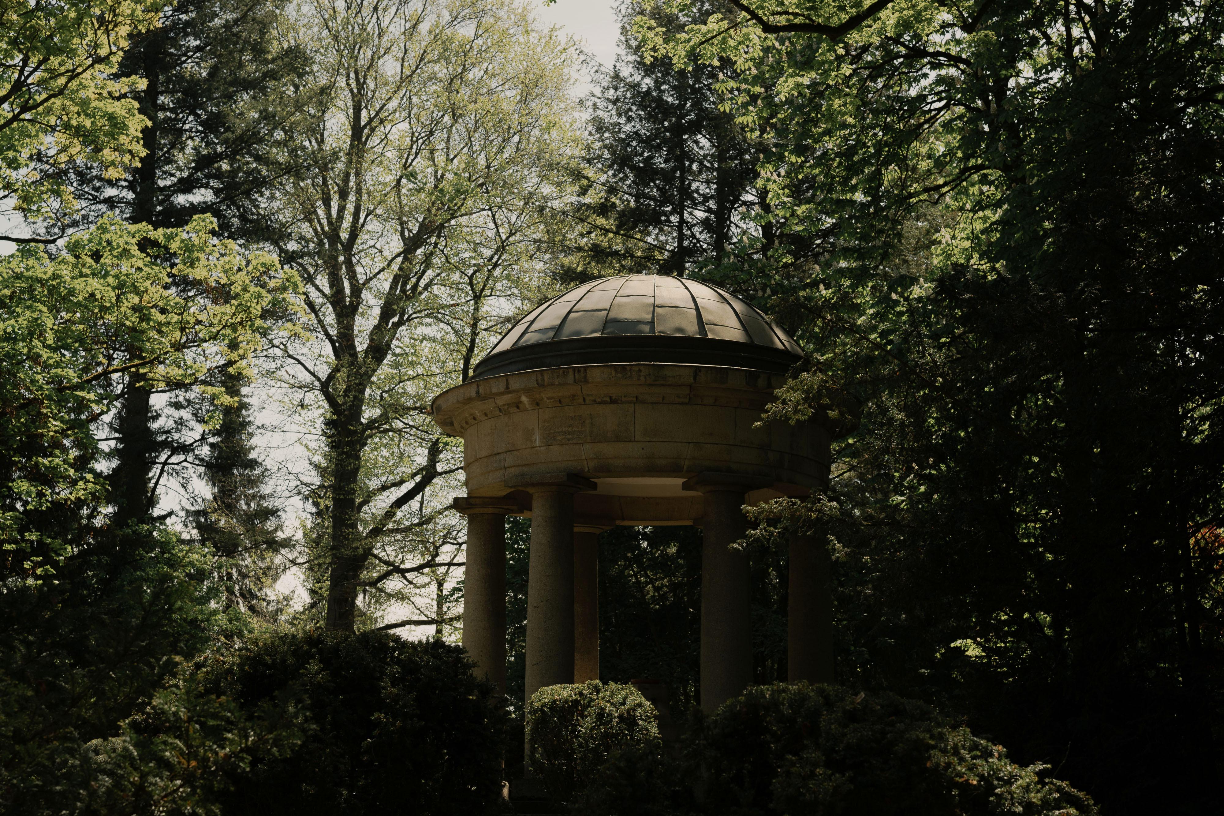 Ein bisschen Antike-Flair: der Brunnentempel.