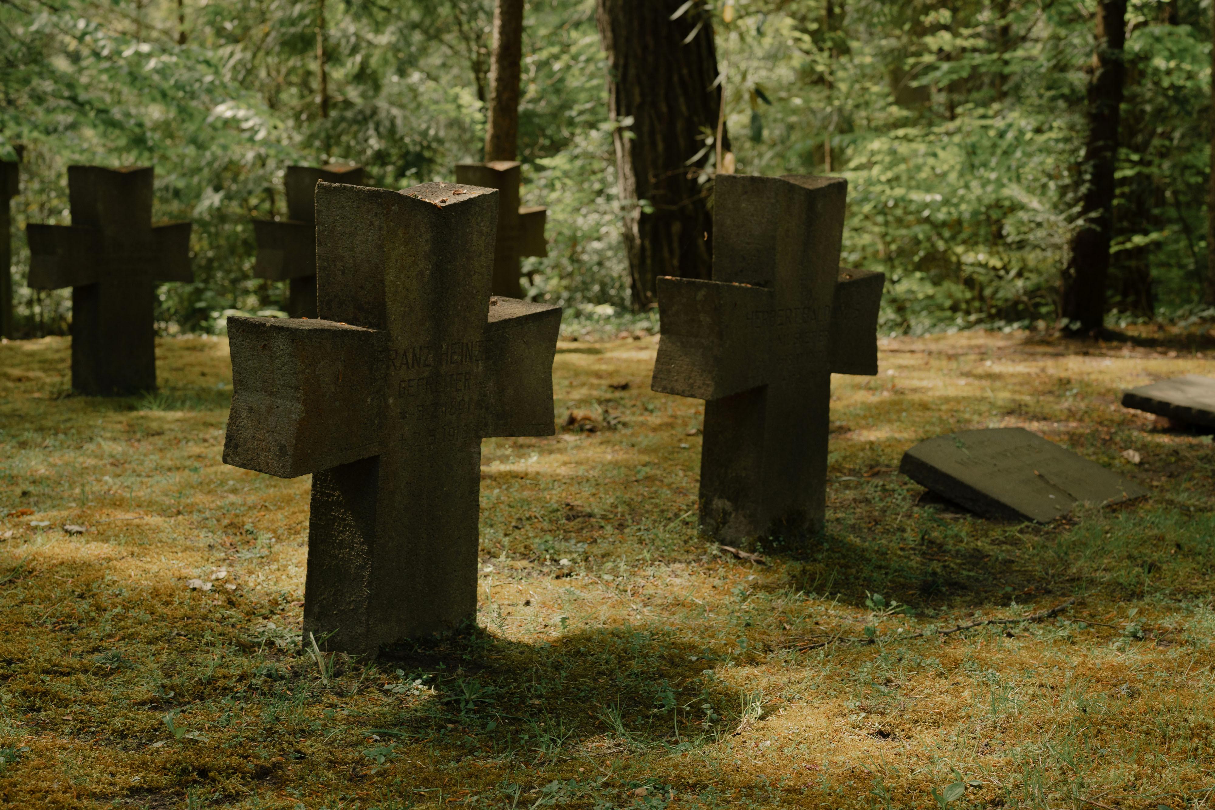 Gefreite neben Landsturmmännern: der Ehrenhain für die Gefallenen des Ersten Weltkriegs