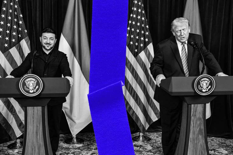 Wolodymyr Selenskyj: Bei der Pressekonferenz in Mar-a-Lago machte Wolodymyr Selenskyj gute Miene zum bösen Spiel.