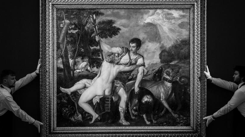 Malerei der Renaissance: Tizian malte das Bild "Venus und Adonis" vermutlich zwischen 1555 und 1557. Bis heute begeistert seine Kunst Menschen, so auch die Hosts von "Augen zu".