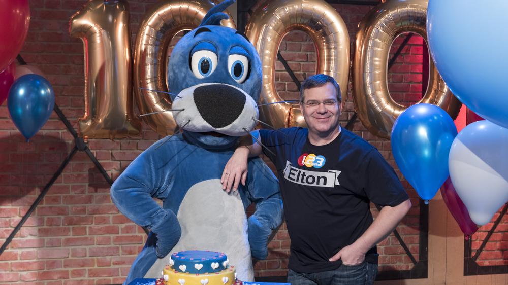 Geschlechtervielfalt: Vor allem im Kinderfernsehen dominieren Männer: Elton und Piet Flosse in der ZDF-Sendung "1, 2 oder 3".