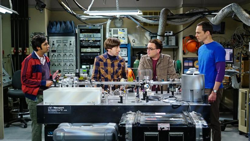 Die vier Freunde aus The Big Bang Theory sind brillante Wissenschaftler. 