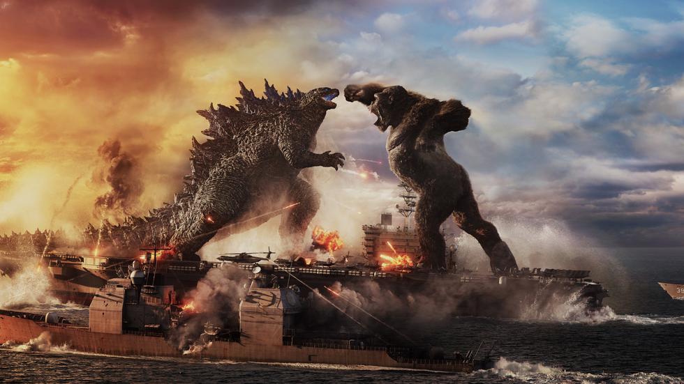 "Godzilla vs. Kong": Endlich wieder Gebrüll! Endlich wieder Grunzen ...