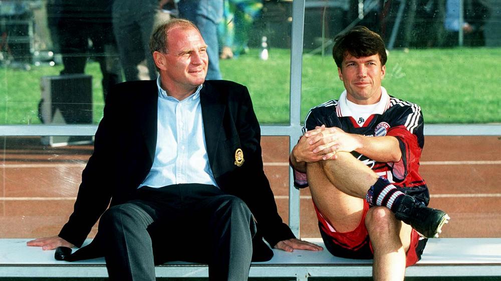  "Zwei, die sich mögen" stand früher mal unter diesem Foto. Inzwischen hat Uli Hoeneß über seinen ehemaligen Angestellten Lothar Matthäus nicht mehr so viel Nettes zu sagen.