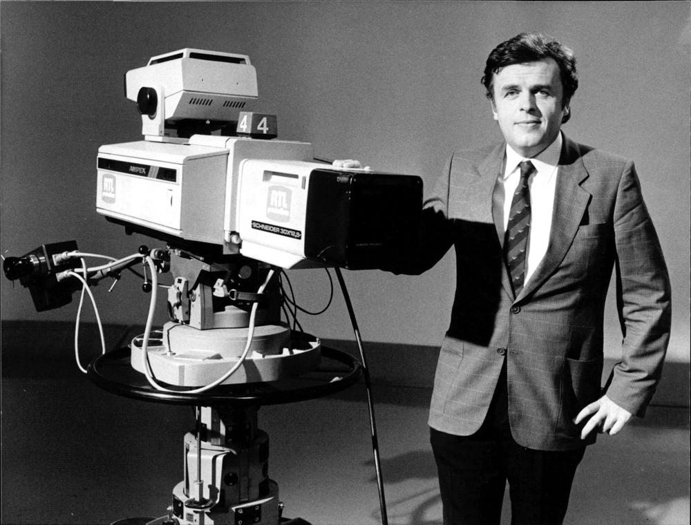 Helmut Thoma: Fernsehmensch: Helmut Thoma im Jahr 1983, wenige Monate vor dem Sendestart von RTL+ in Deutschland.