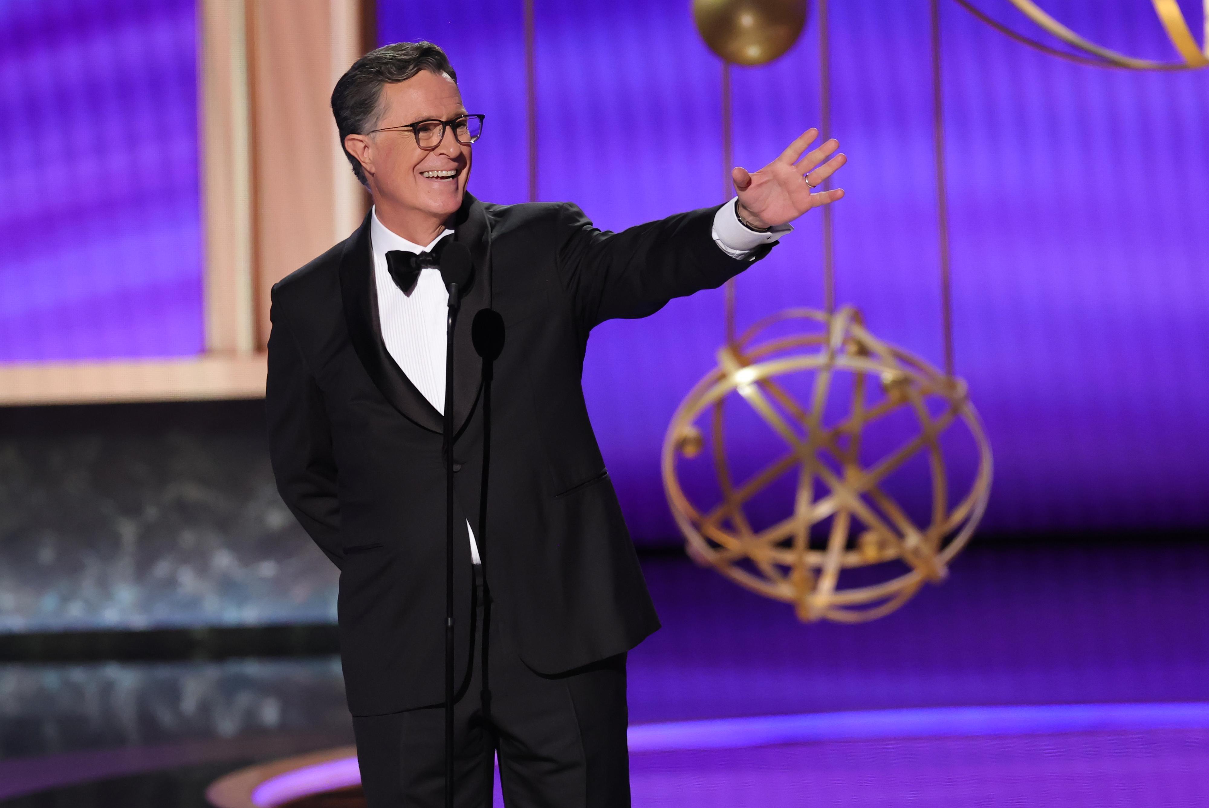 Emmy-Verleihung 2025: Sein letztes Rodeo? Stephen Colbert bei den Emmy-Awards