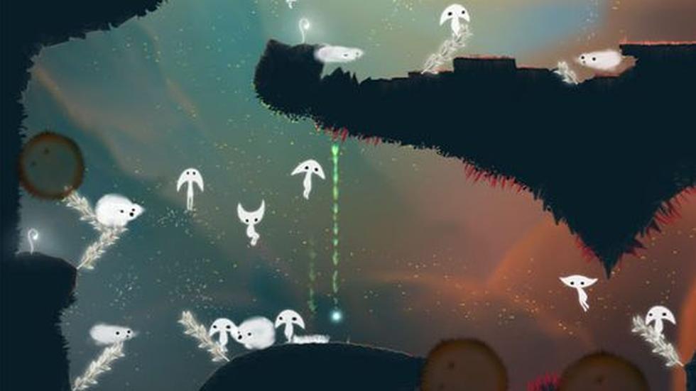App Art Award: Bei "spirits" von Mattias Ljungström schlüpfen kleine weiße Gespenster durch hübsch designte Level.