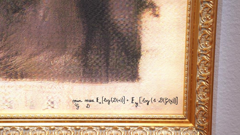 Künstliche Intelligenz: Signiert mit einer Formel: das Porträt von "Edmond de Belamy" des französischen Kollektivs Obvious