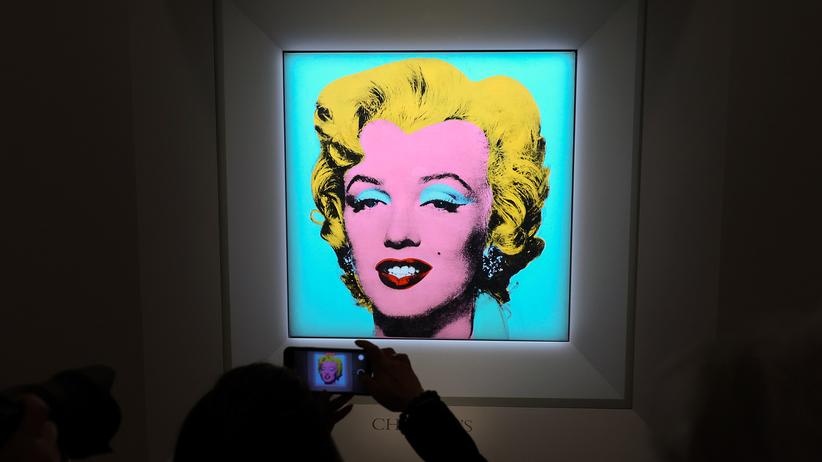 Shot Sage Blue Marilyn: Monroe-Porträt von Andy Warhol für Rekordpreis versteigert