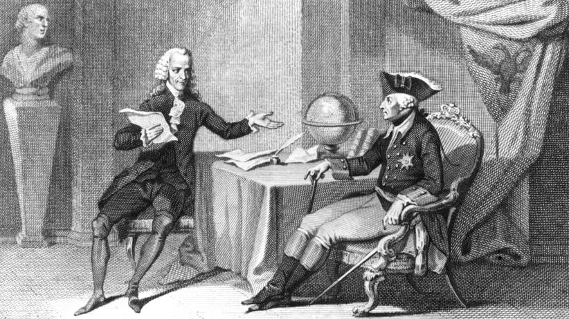 Deutsche Geschichte: Friedrich der Große (rechts) ist in Christopher Clarks neuem Buch mal nicht wie üblicherweise Philosoph auf dem Thron, sondern Historikerkönig.