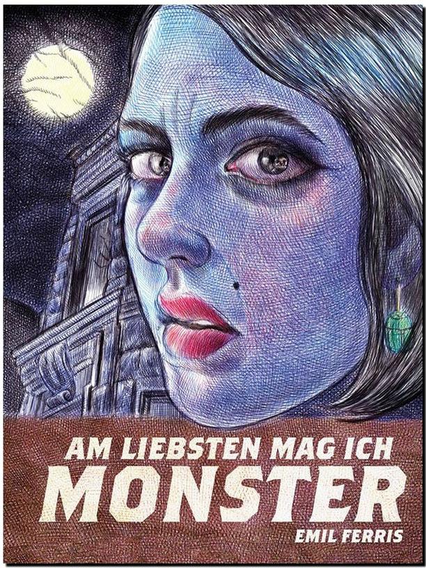 Das eindringliche Cover des Comic-Bands