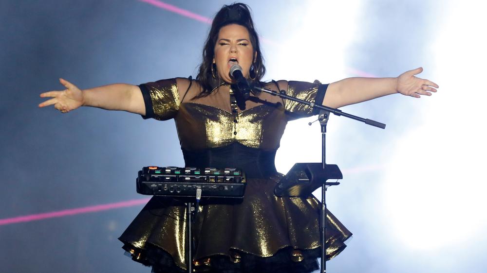 Eurovision Song Contest: Im Zentrum einer antisemitischen Kampagne: die israelische Kandidatin Netta Barzilai mit ihrer Loop Station, die sie beim ESC leider nicht benutzen darf.