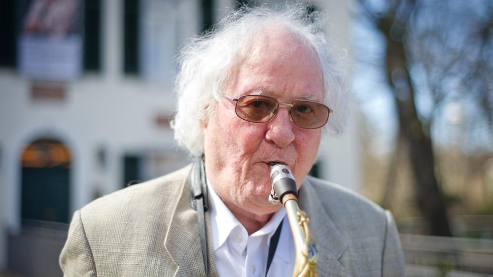 Emil Mangelsdorff: Saxofonist, Klarinettist, Flötist: Emil Mangelsdorff im Jahr 2015