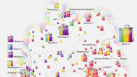 deutschlandkarte einkaufen Deutschlandkarte: Einkaufen im großen Stil | ZEIT ONLINE