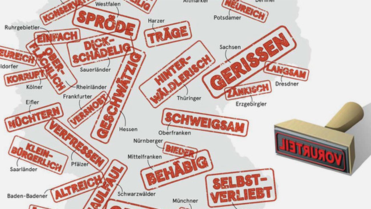 Deutschlandkarte: Negative Vorurteile | ZEIT ONLINE