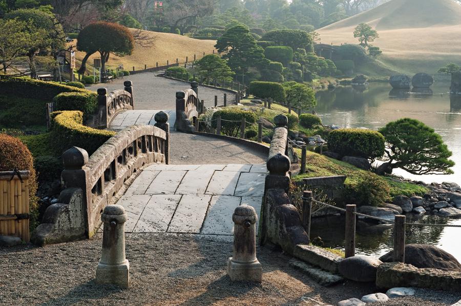 Japanische Garten Geometrie Aus Moos Und Bluten Zeit Online