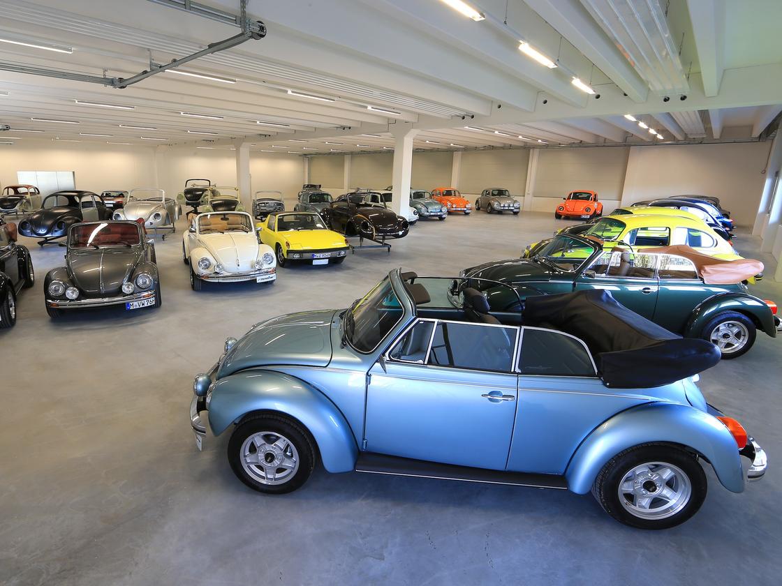 Oldtimer: VW Käfer, frisch aus der Fabrik