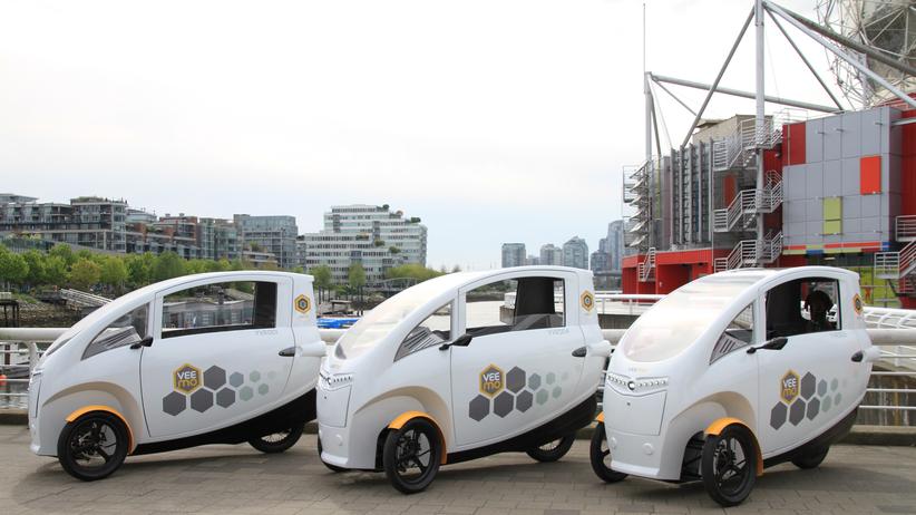 Podbikes: In Vancouver sind bereits einige Exemplare des "Veemos" genannten Fahrzeugs unterwegs.