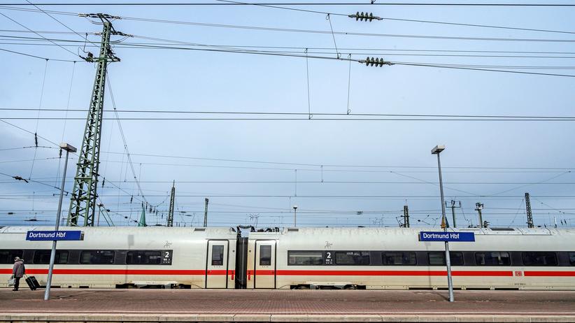Deutsche Bahn: Ein ICE-Zug im Dortmunder Hauptbahnhof