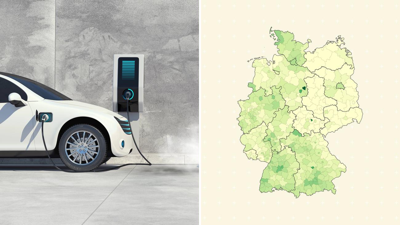 Elektroautos: Wie viele Ladesäulen gibt es in Ihrem Kreis?
