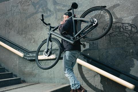 fahrradständer feedback Sports Rakk Support vélo modulable et amovible Radverkehr in Kopenhagen – hassle-free-setup Color:mist blue/pure elegance - glossy