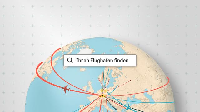 Flugrouten: So ausgedünnt ist Deutschlands Flugnetz