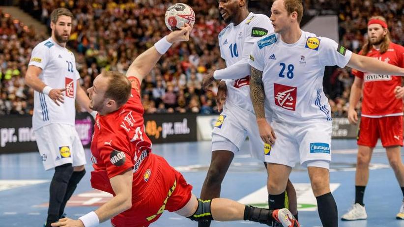 Handball Frankreich Dänemark Handball Frankreich Dänemark