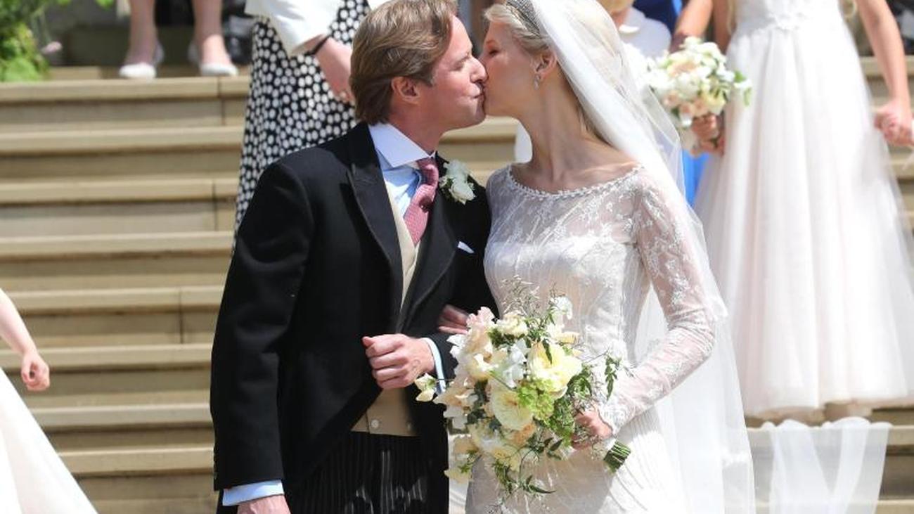 Britisches Konigshaus Royale Hochzeit In Windsor Lady Gabriella Vor Dem Altar Zeit Online