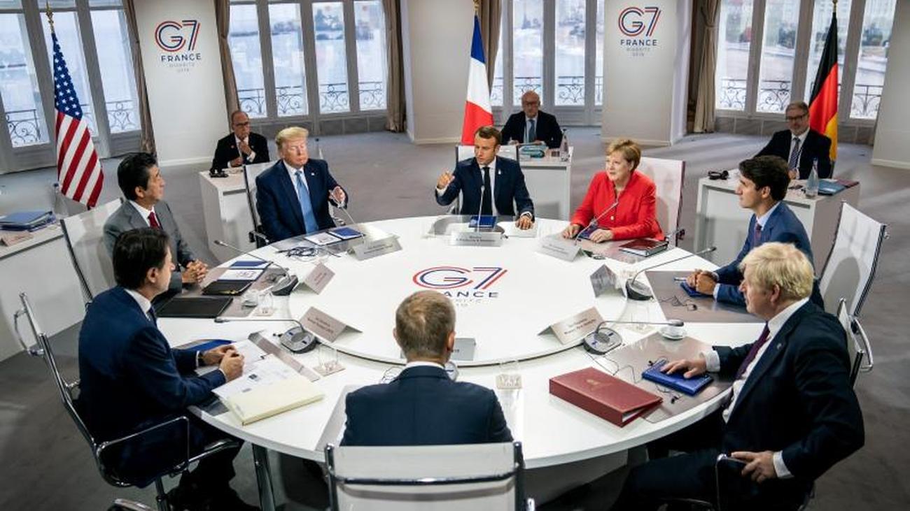 Keine Bewegung bei Brexit: Macron will bei G7-Gipfel Iran ...