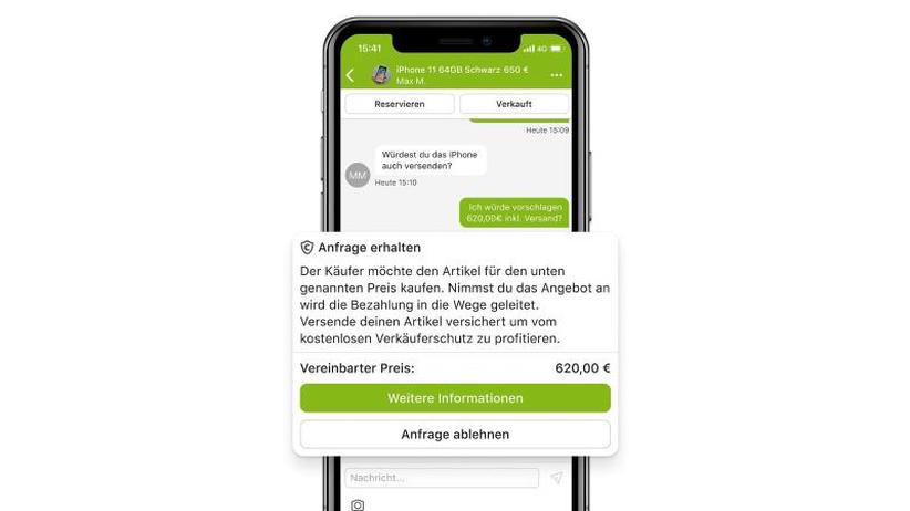 Gegen Gebühr: Ebay-Kleinanzeigen bietet Treuhänder-Bezahlfunktion ...