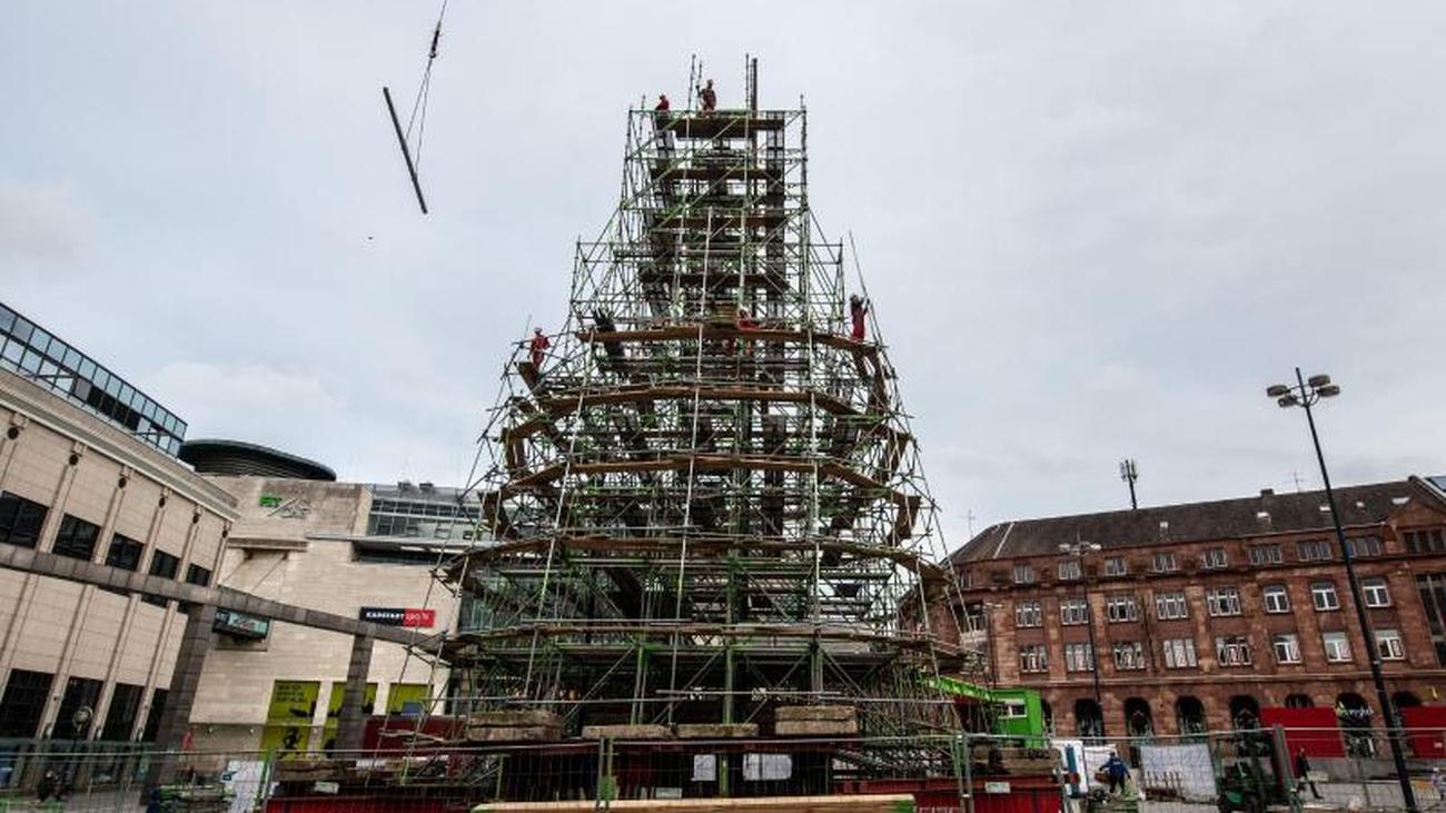 Brauchtum: Aufbau-Stopp Für Riesigen Weihnachtsbaum In Dortmund | ZEIT ...