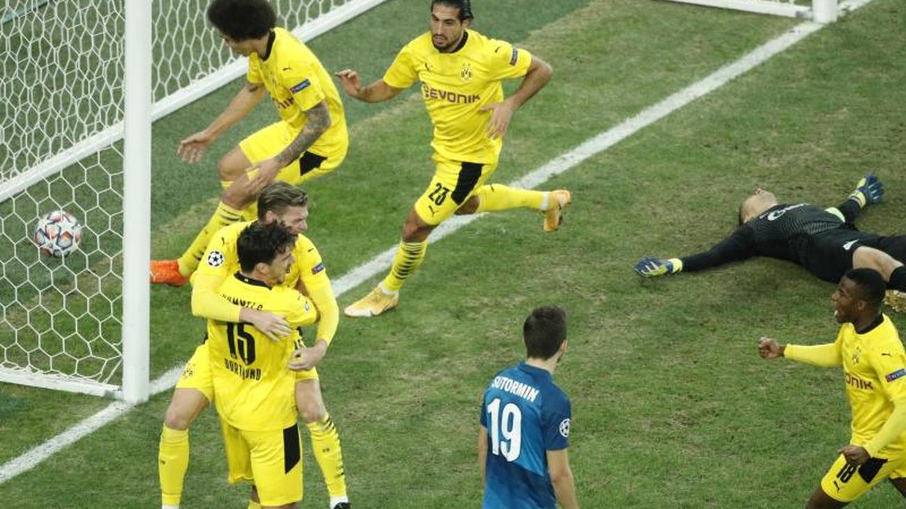 Champions League BVB Nach dreckigem Sieg In St Petersburg 
