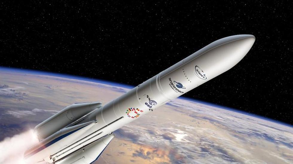 Raumfahrt "Hot Firing" Erste Raketenoberstufe der Ariane 6 ZEIT ONLINE