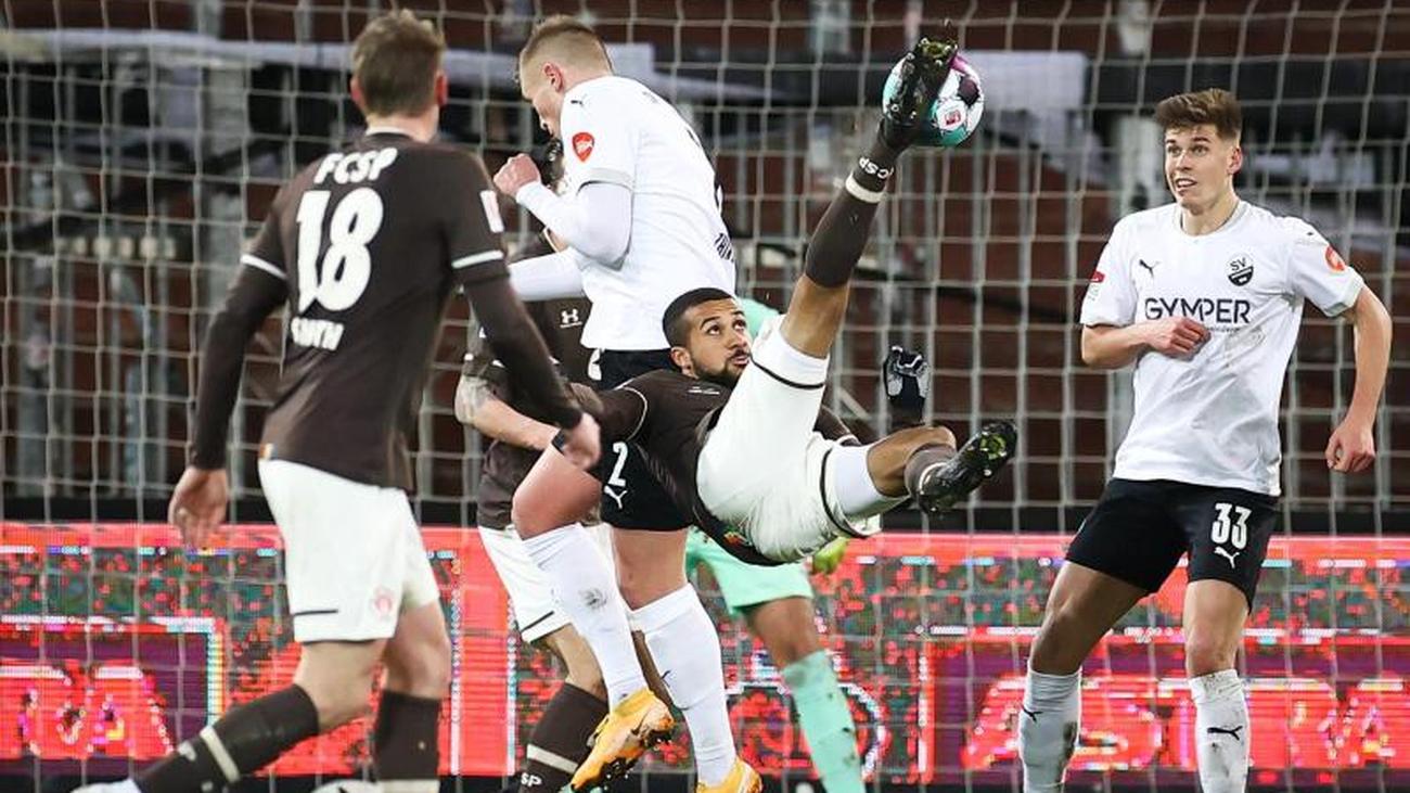 Fußball FC St. Pauli gewinnt auch gegen Sandhausen ZEIT ONLINE