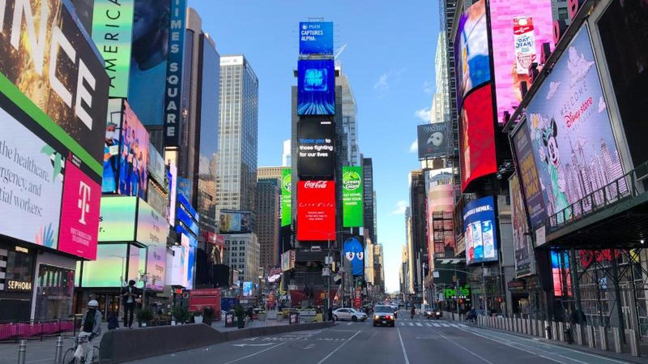 Blick auf eine Weltmetropole New York ein Jahr nach dem Lockdown Was