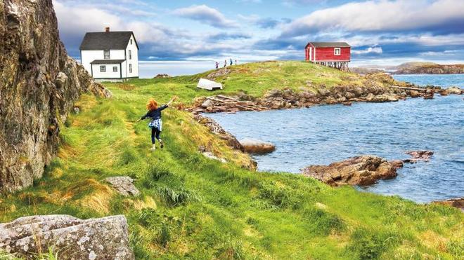 Unentdeckt und geheim: Häuser auf Stelzen und raue Natur: Die Gemeinde Change Islands in Neufundland liegt auf zwei Inseln.