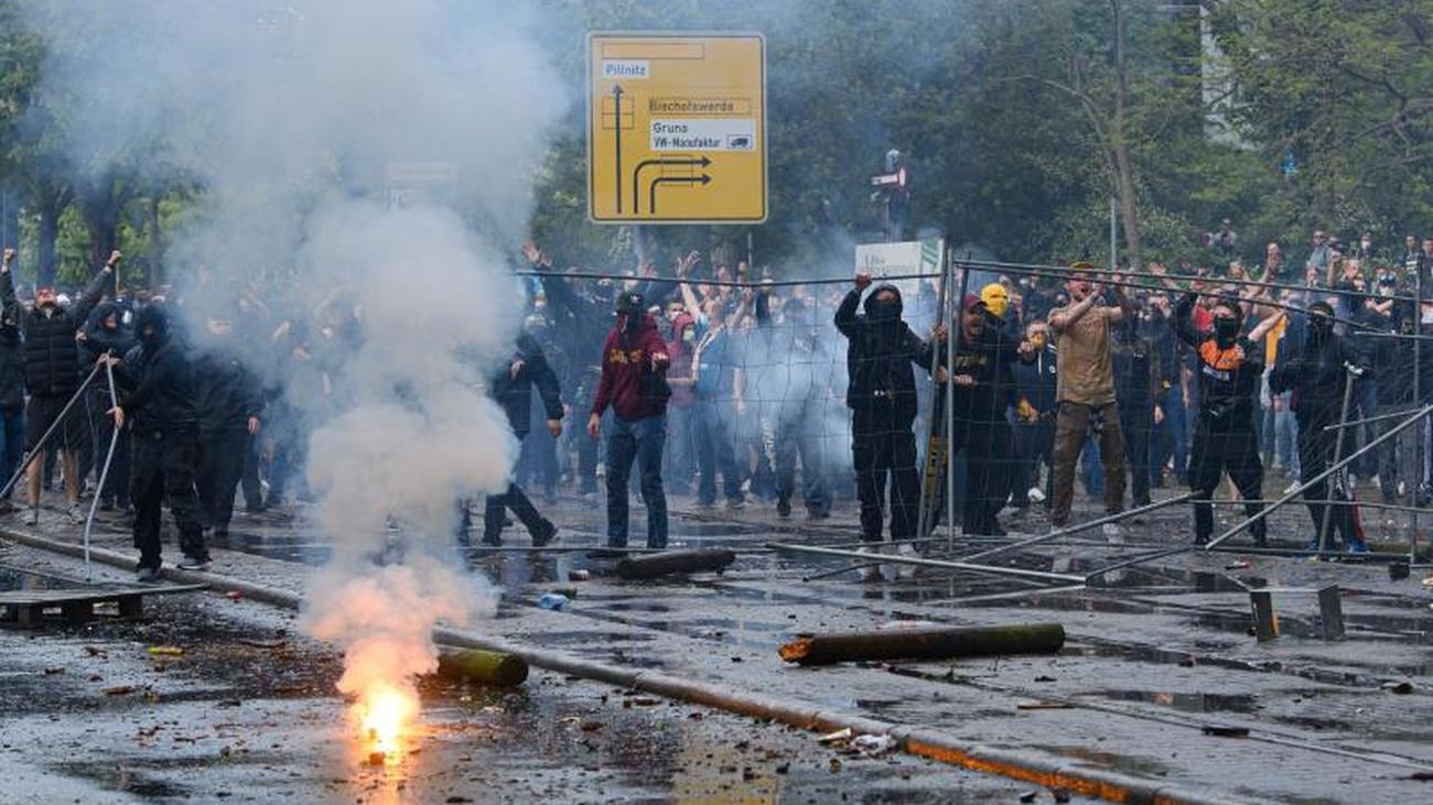 Dynamo Dresden Aufstieg / Ausschreitungen in Dresden ...