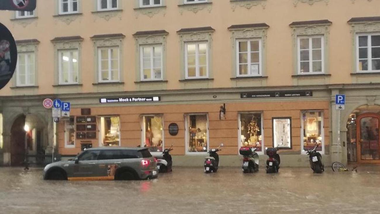 Wetter: Unwetter in Landshut: Binnen Minuten reißende ...