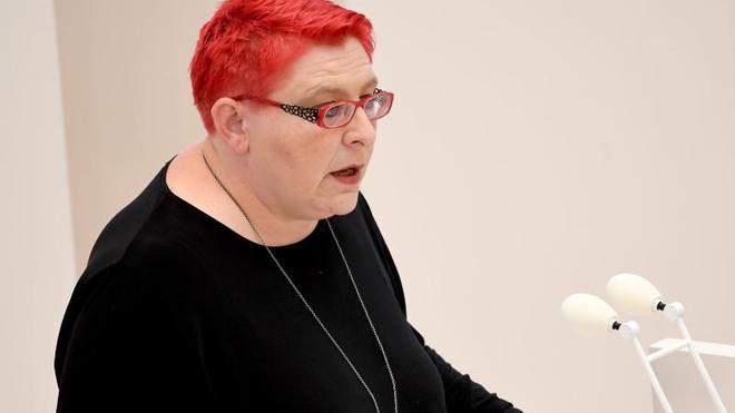 Migration: Andrea Johlige (Die Linke) spricht.