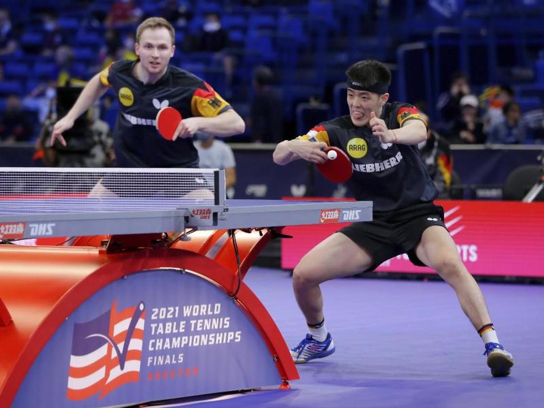 Turnier in Houston Deutsches Tischtennis-Doppel spielt um WM-Medaille ZEIT ONLINE