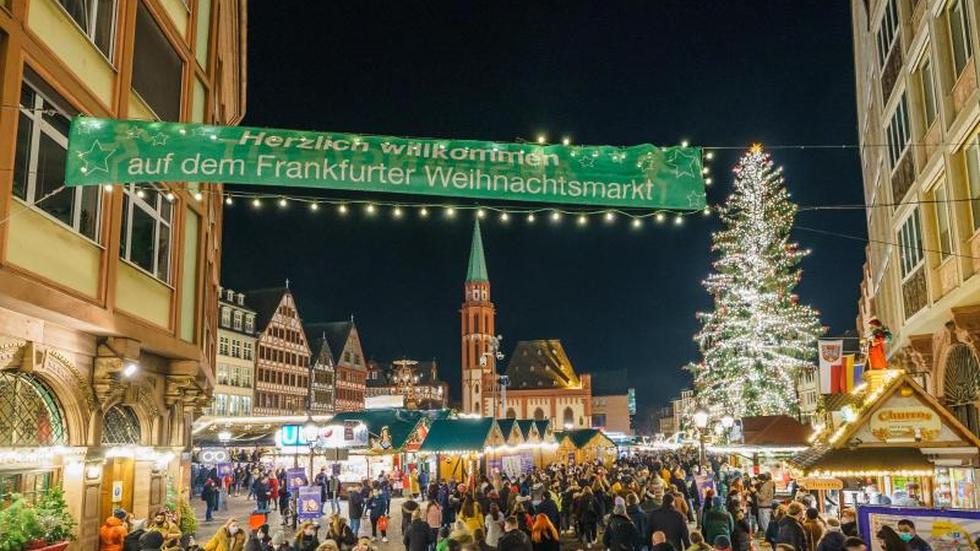 Feste Knapp eine Million Besucher bei Frankfurter Weihnachtsmarkt