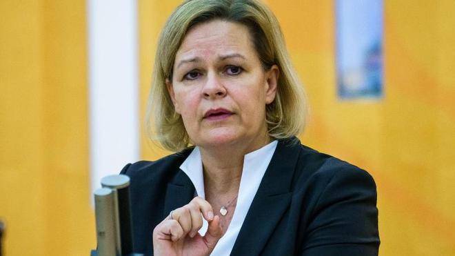 Flüchtlinge: Bundesinnenministerin Nancy Faeser.