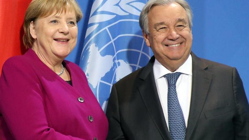 Vereinte Nationen: UN-Chef António Guterres wollte Ex-Bundeskanzlerin Angela Merkel als Beraterin gewinnen.
