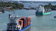 Welthandel: Containerschiffe stehen weiterhin im Stau.
