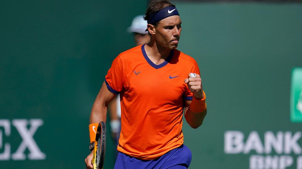 WTA in Indian Wells Rafael Nadal gewinnt 17. TennisSpiel in Serie